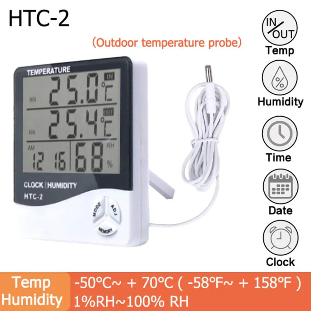 Home Indoor Outdoor Hygrometer Thermometer