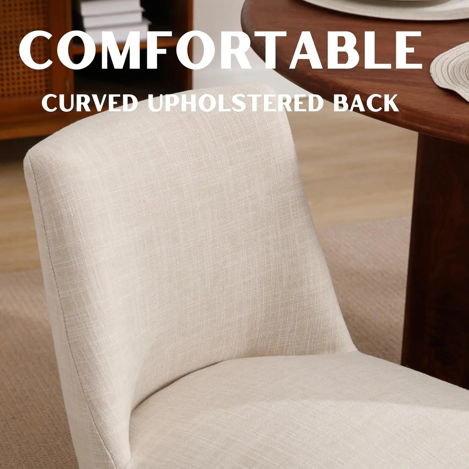 Set of 6, Comfortable Dining Room Chairs