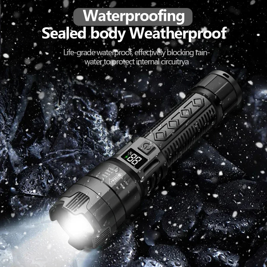 Flashlight Rechargeable Tactical Zoom