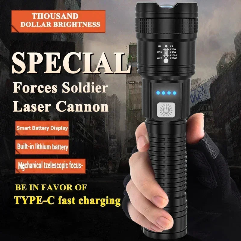 Flashlights 2000L Tactical Zoom