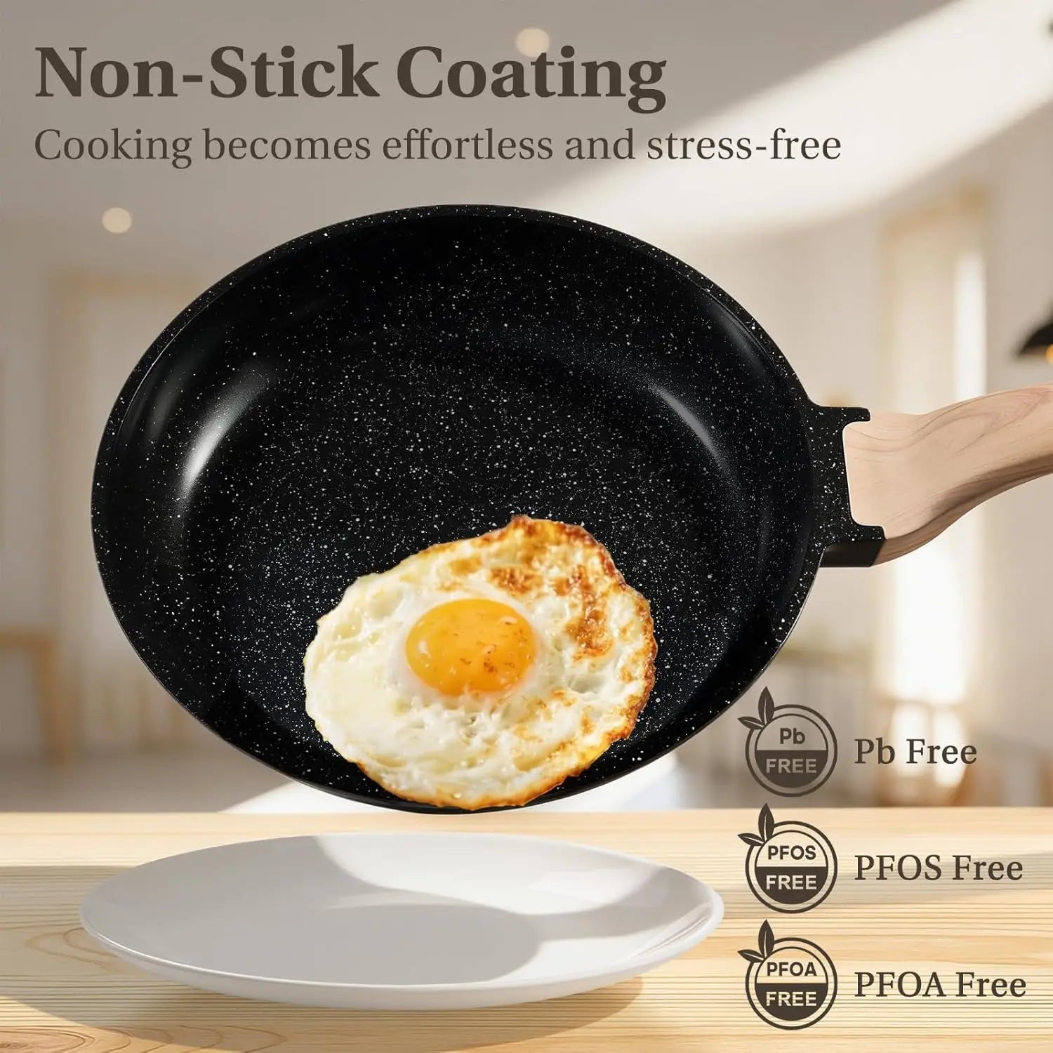 25-Piece Nonstick Cookware Set Induction
