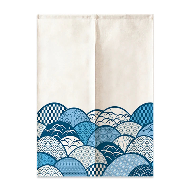 Japanese Linen Door Curtain