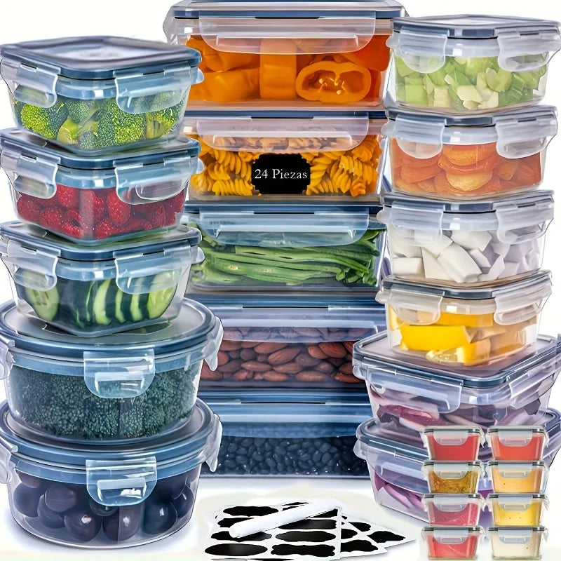 48Pcs BPA-Free Food Storage Set