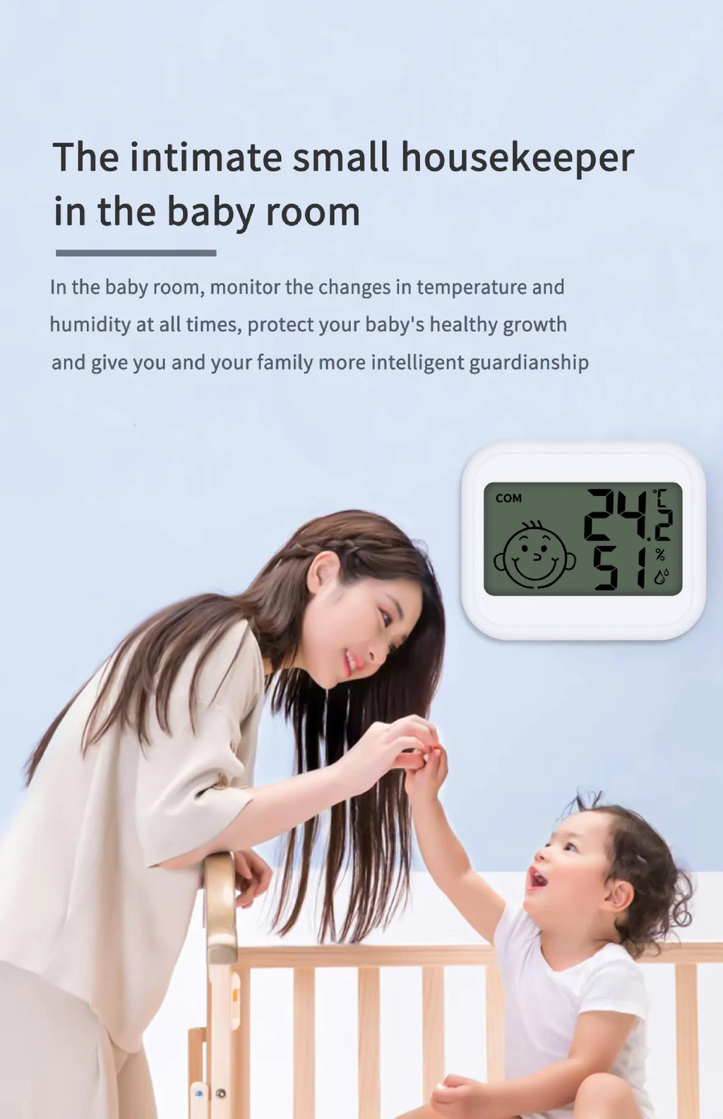 LED Thermometer Thermo-Hygrometer