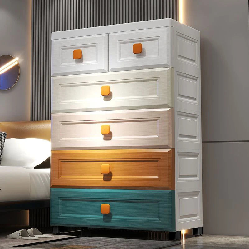 Storage Cabinet with Drawers with Wheels
