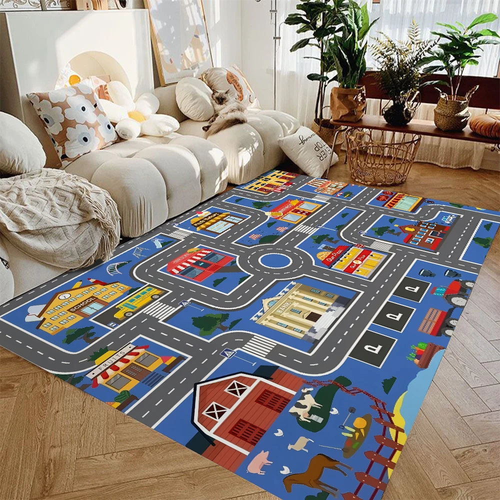 Toy Cars Kids Rugs