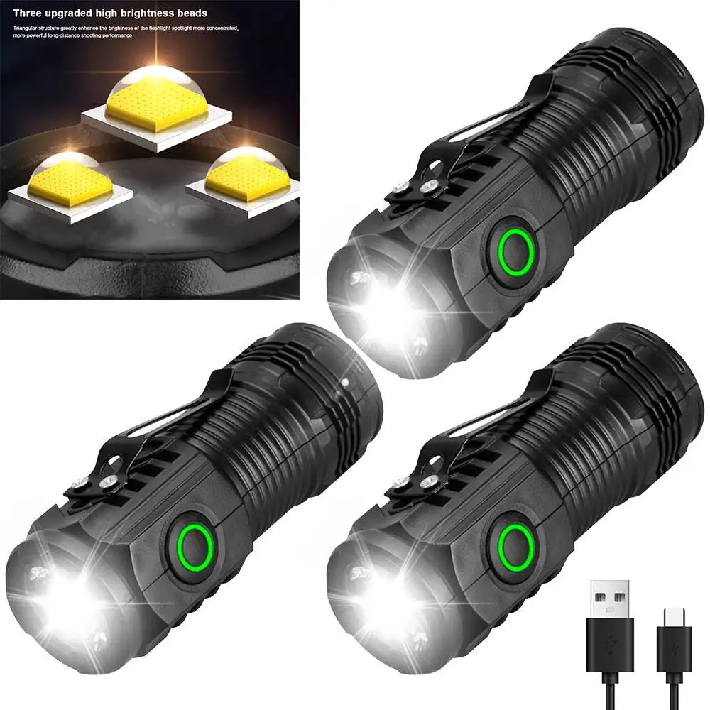 Mini Flashlight Rechargeable Waterproof