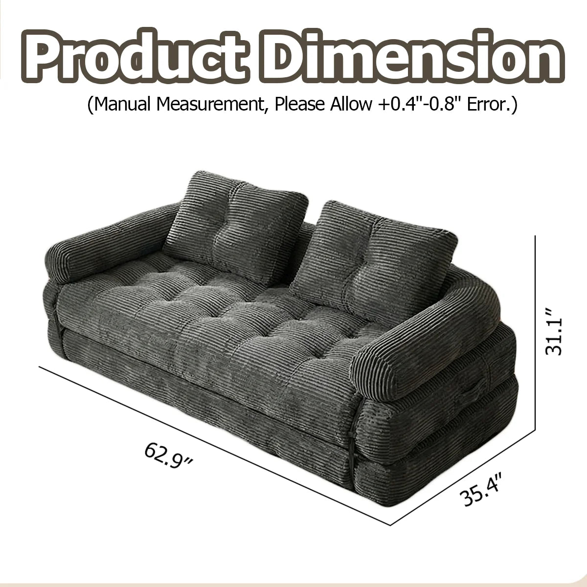 Modern Convertible Sofa Bed