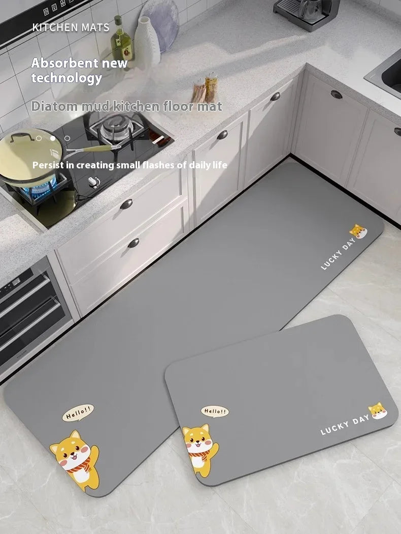 Diatomite Absorbent Floor Mat