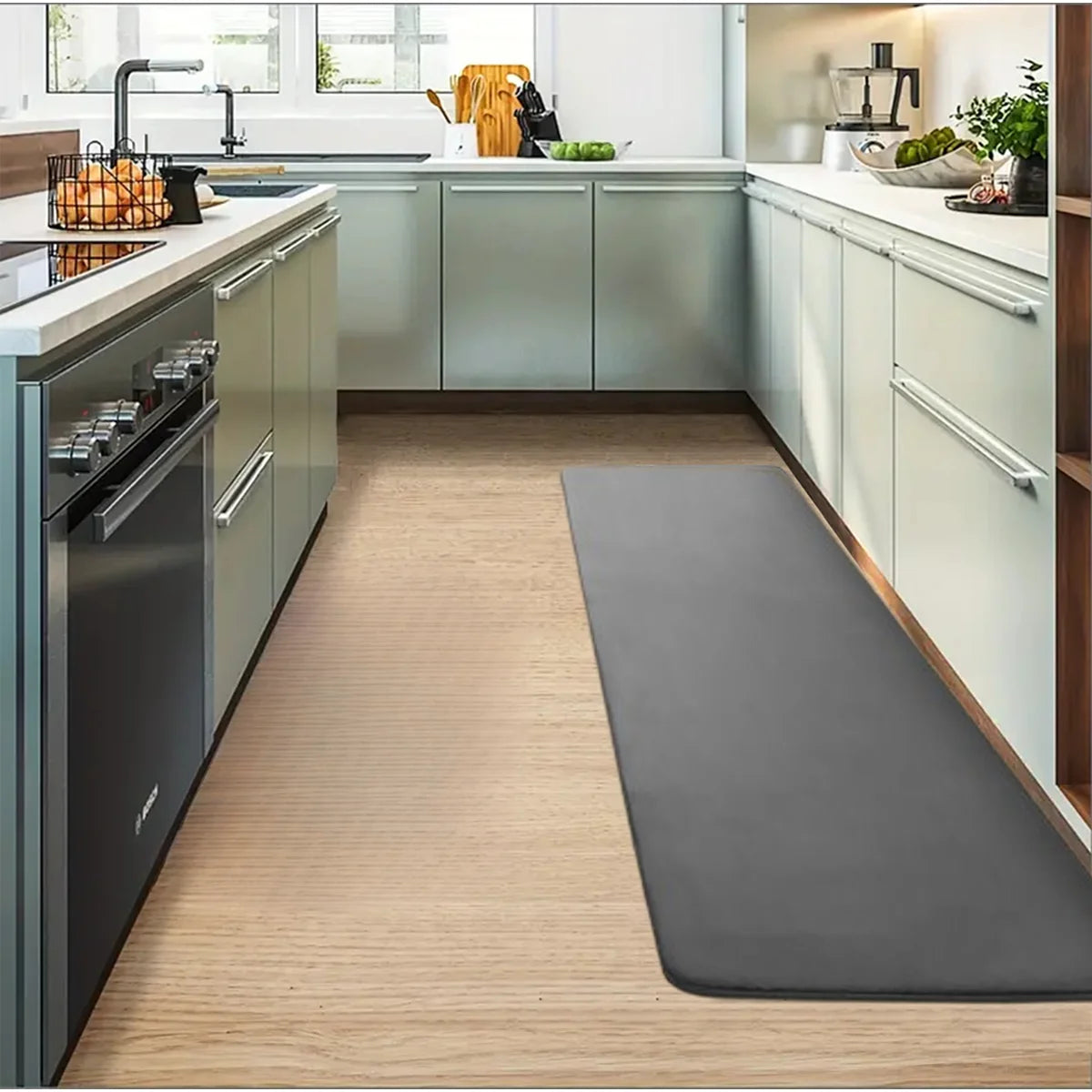 Thickened flannel floor mats