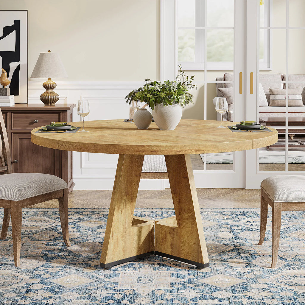 Round Dining Table for 4,
