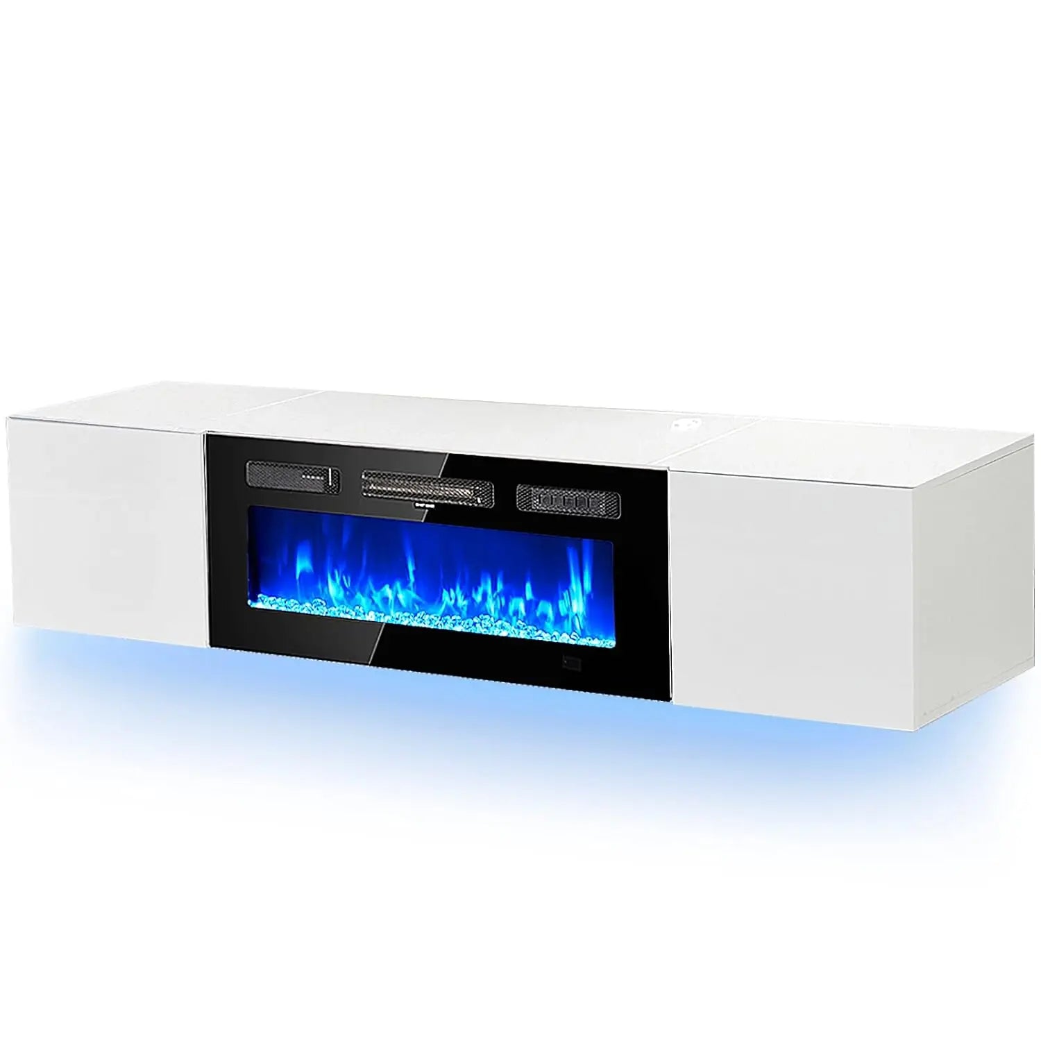 70'' Floating TV  Electric Fireplace
