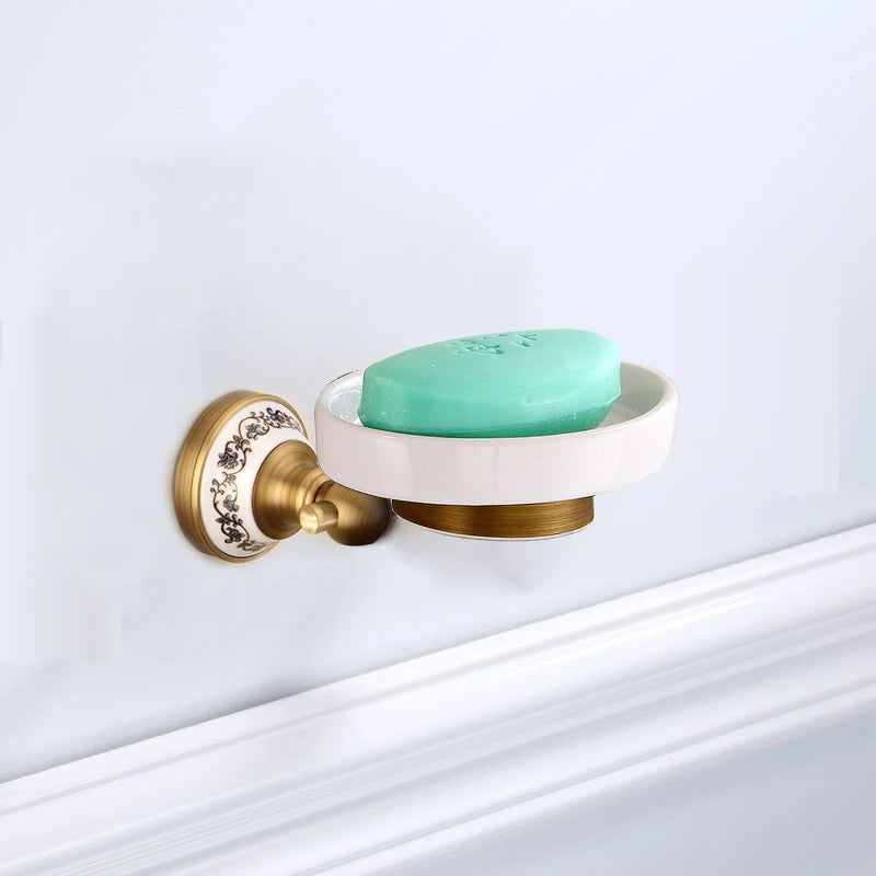 Antique Solid Brass Bathroom Accessories Sets