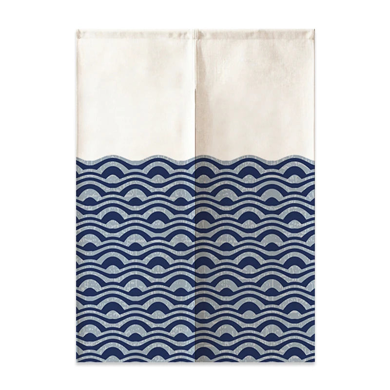 Japanese Linen Door Curtain