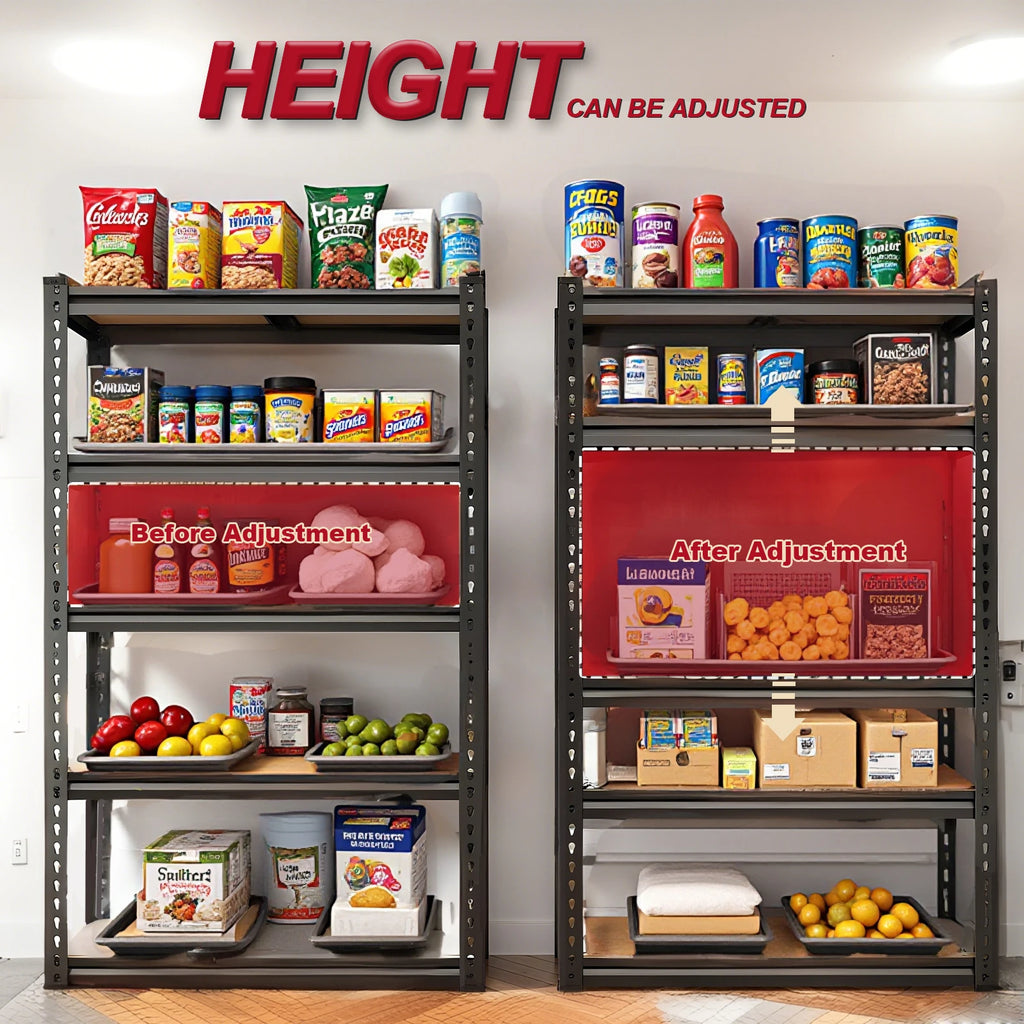 72"/60"H Shelving Storage Shelves