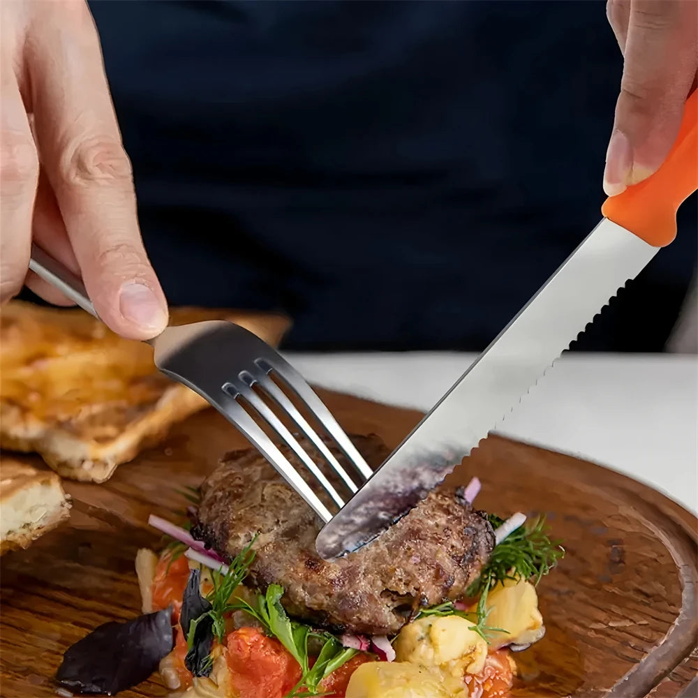 Serrated Steak knife Round Tip