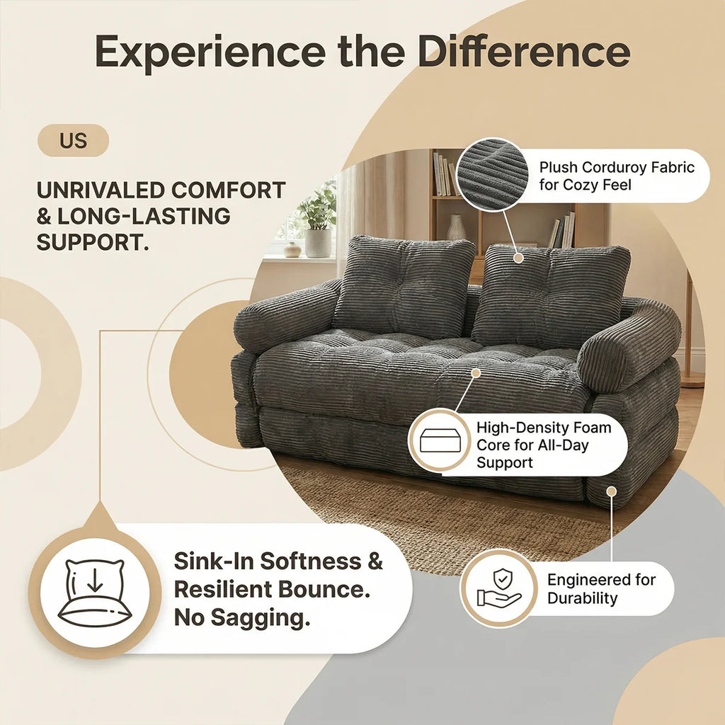 Modern Convertible Sofa Bed