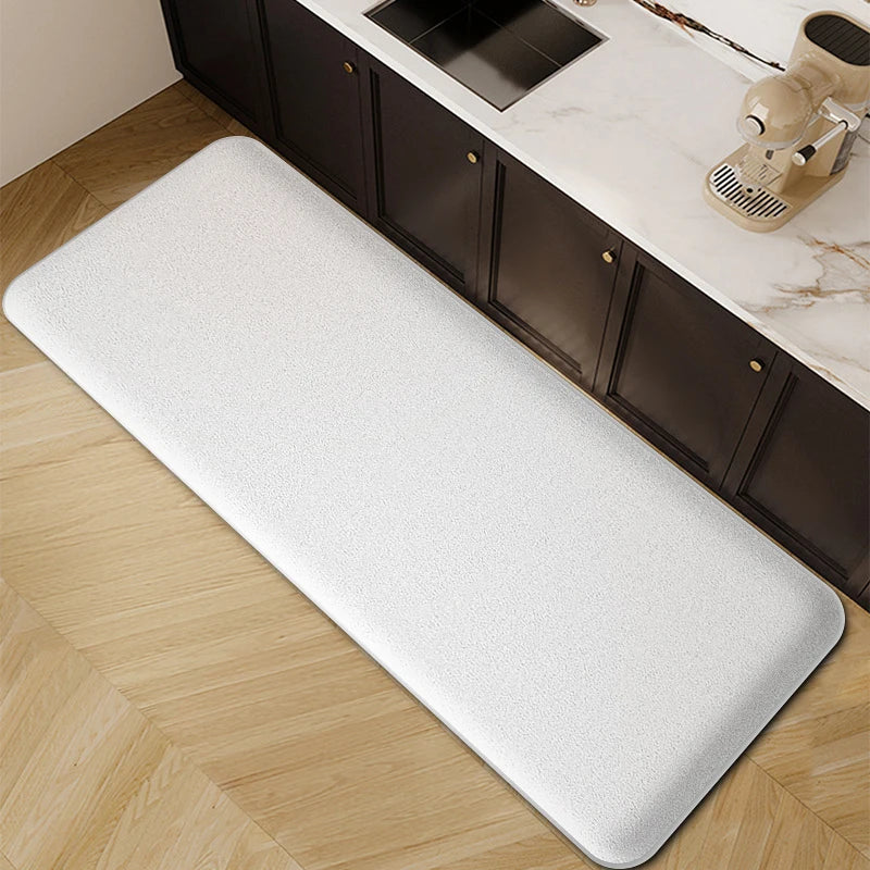 Floor mat flannel non-slip dirt-resistant