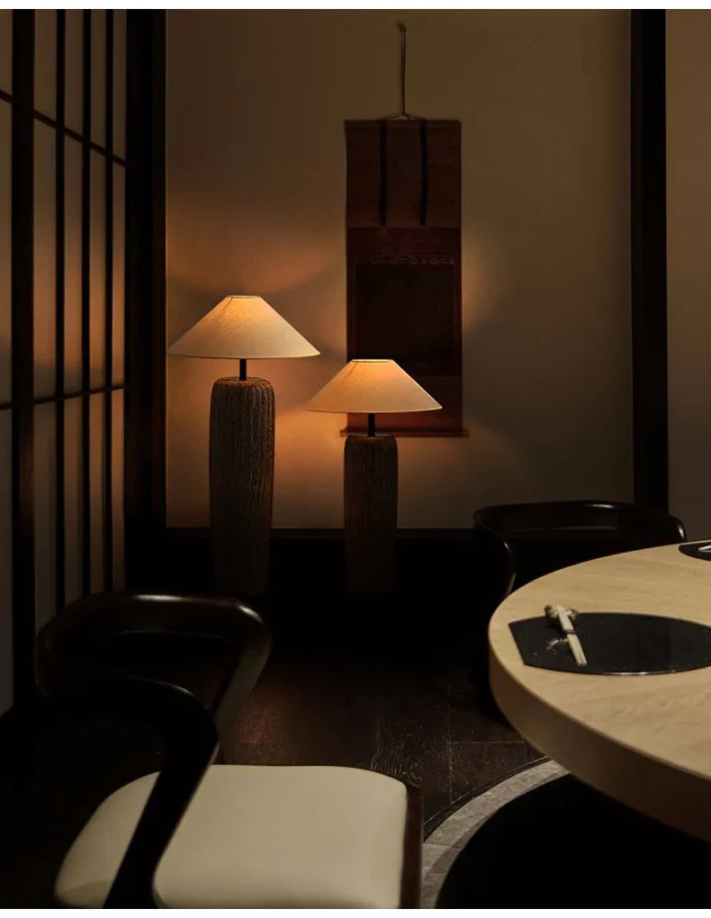 Ceramic Lamp Wabi Sabi Style Floor Lamp