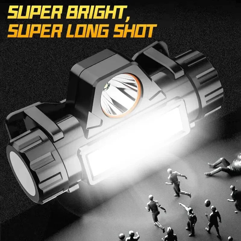 Head Mounted Magnetic Flashlight