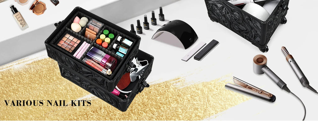 Rolling Makeup Travel Case