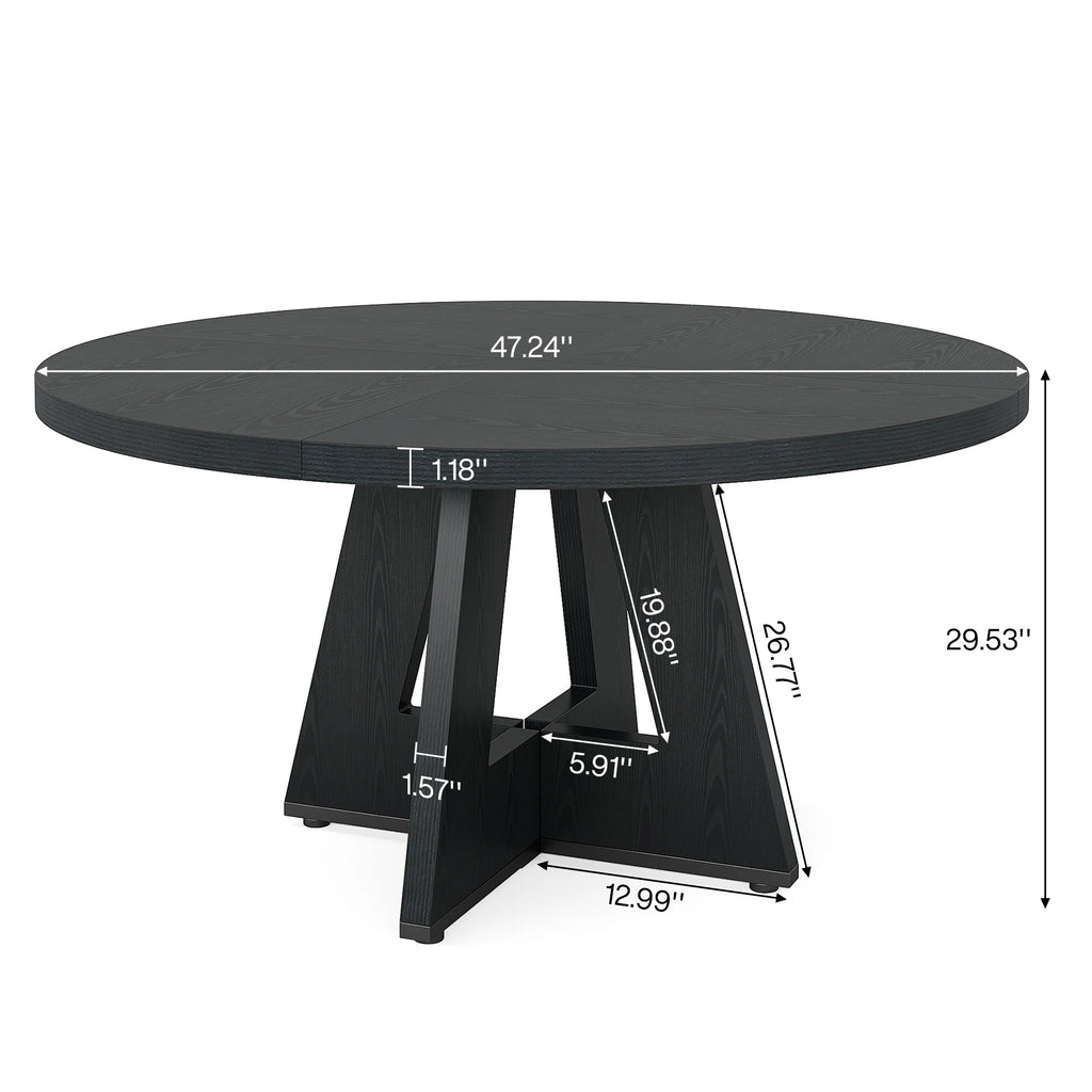 Round Dining Table for 4,