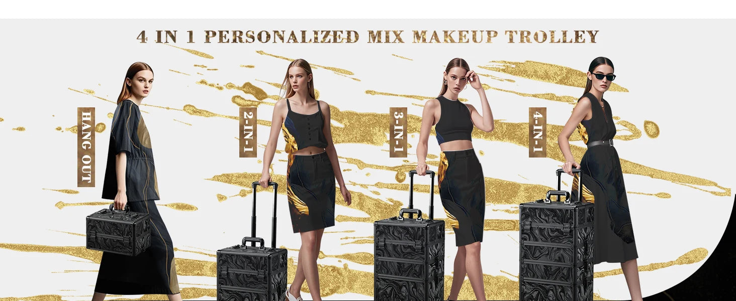 Rolling Makeup Travel Case