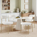 Boucle Upholstered Dining Chair