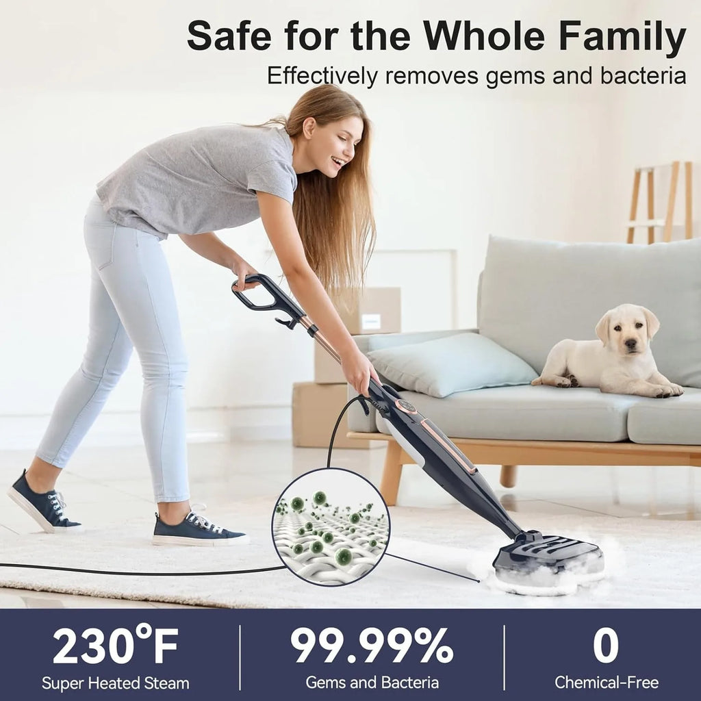 Steam Mop Cleaner with Rotating Mop Pad