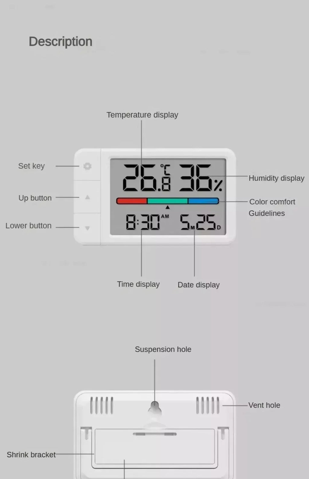 Thermometer Hygrometer