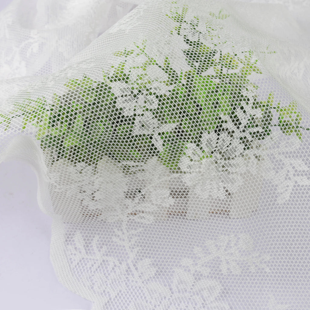 2 Panels Vintage Lace Long-Romantic Flowers