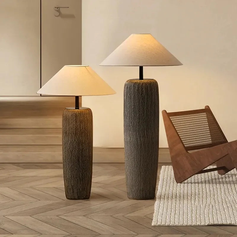 Ceramic Lamp Wabi Sabi Style Floor Lamp