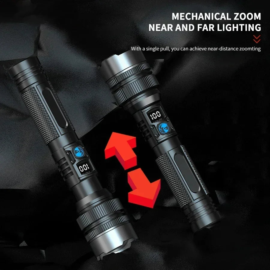 100000LM Super Bright Flashlight