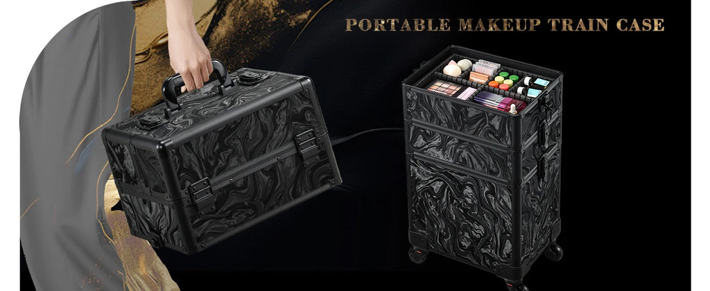 Rolling Makeup Travel Case