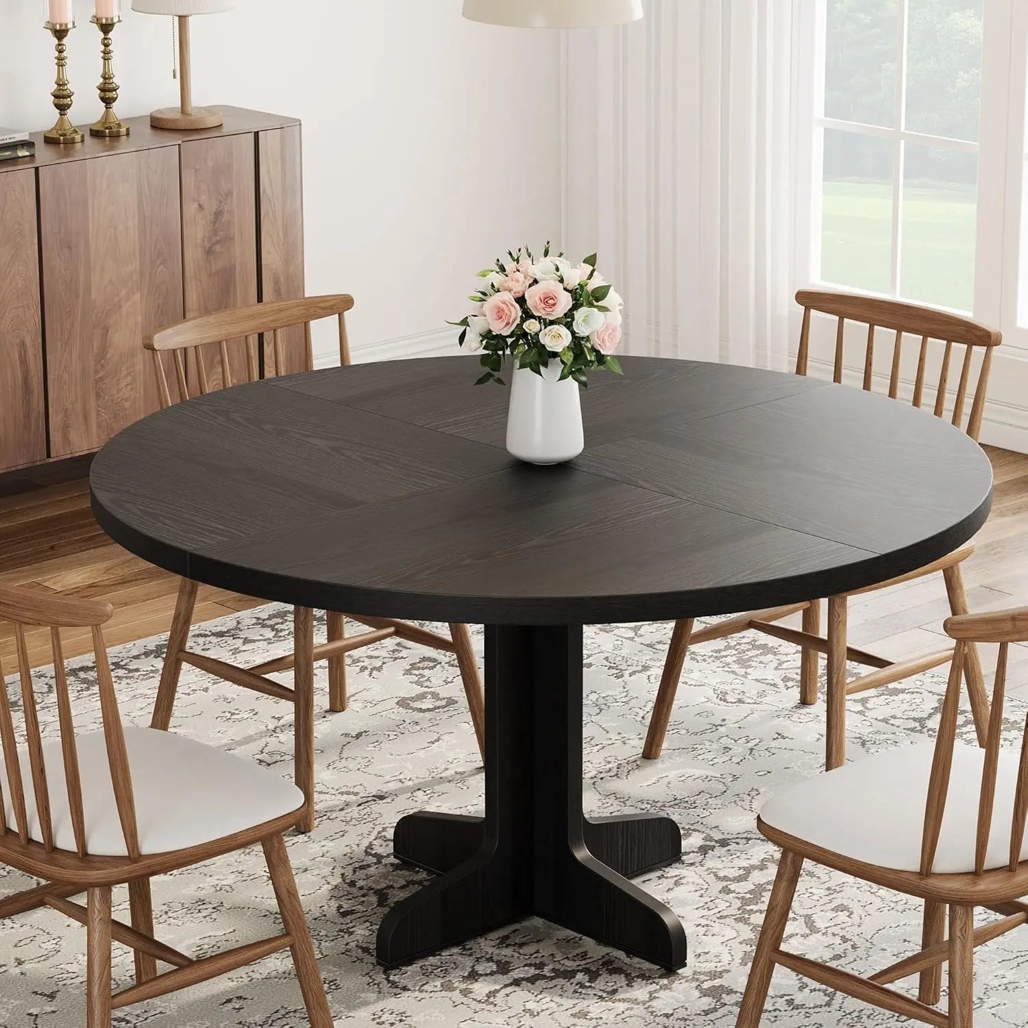 Round Dining Table for 4
