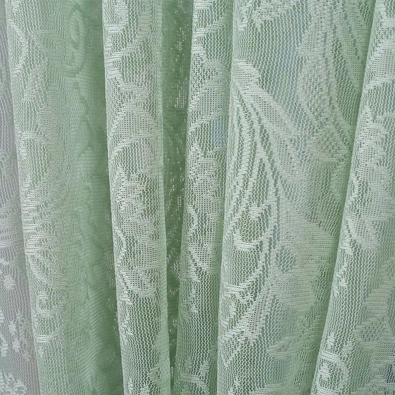 Classic Embroidered Woven Lace Window Sheer