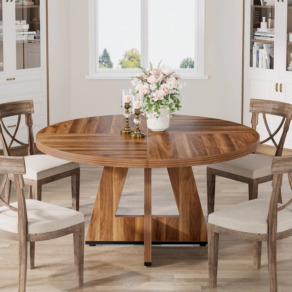 Round Dining Table for 4,