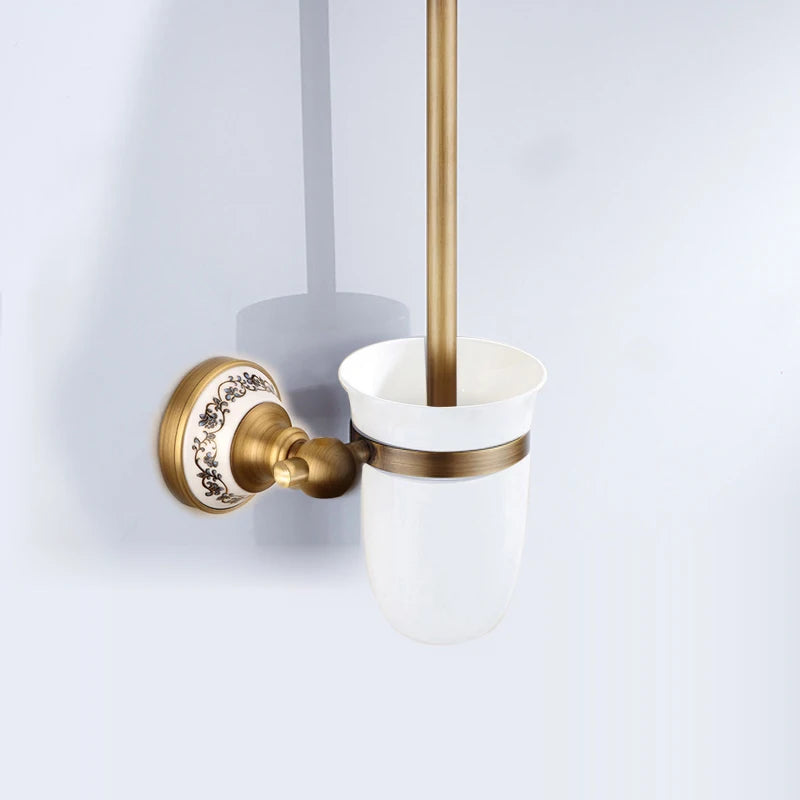 Antique Solid Brass Bathroom Accessories Sets