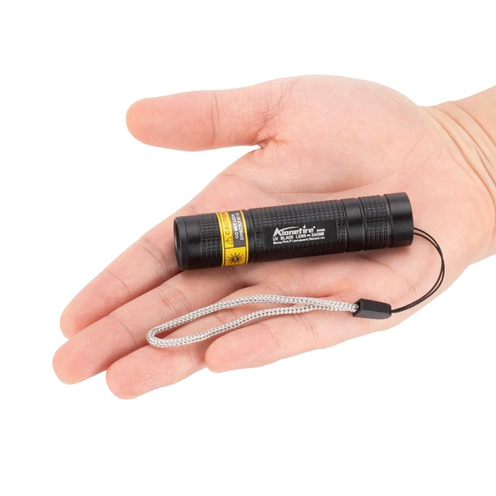 Mini UV Led Blacklight Flashlight Rechargeable, Pet Stain Leakage Marker