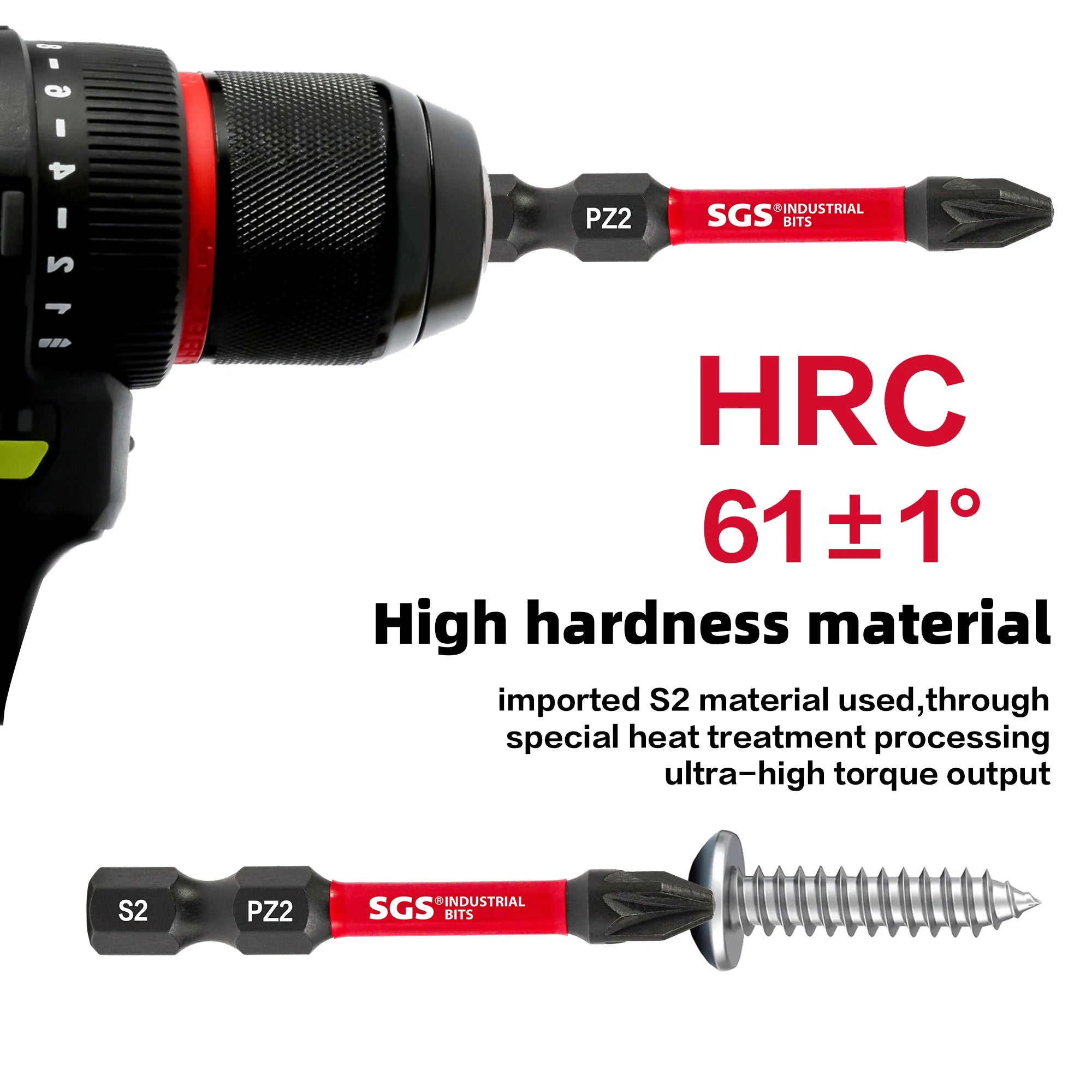 Bit Set, High Hardness Tip