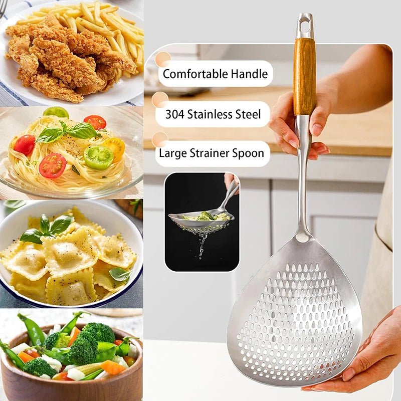 Stainless Steel Spider Strainer Skimmer Ladle