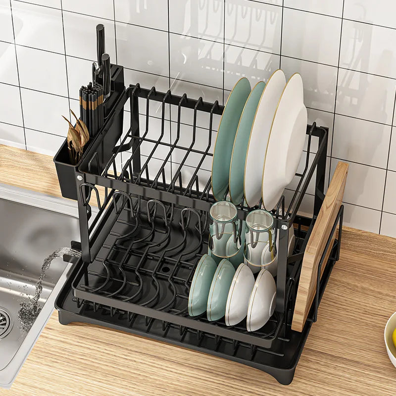 2 Tier Dish Drying Rack