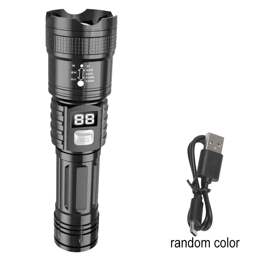 100000LM Super Bright Flashlight