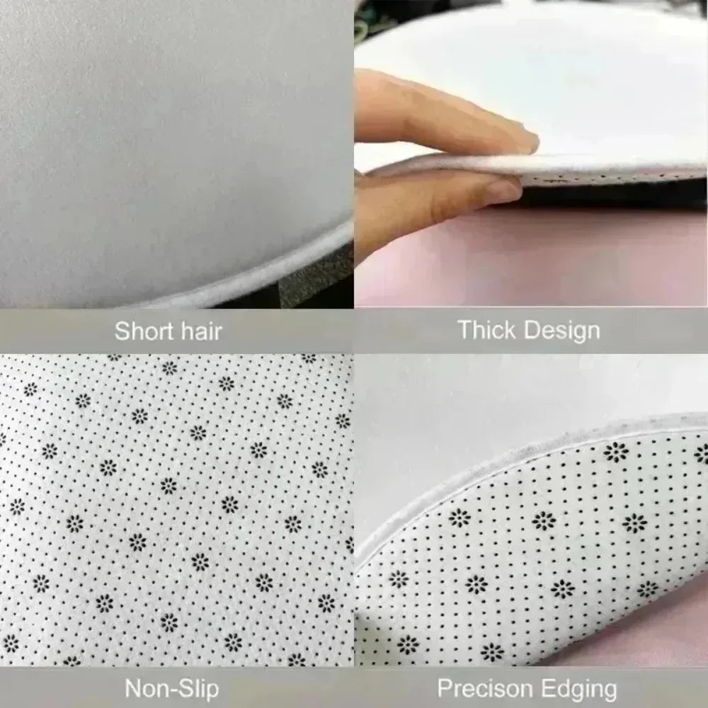 Fantasy Dragon 3D Round Carpet