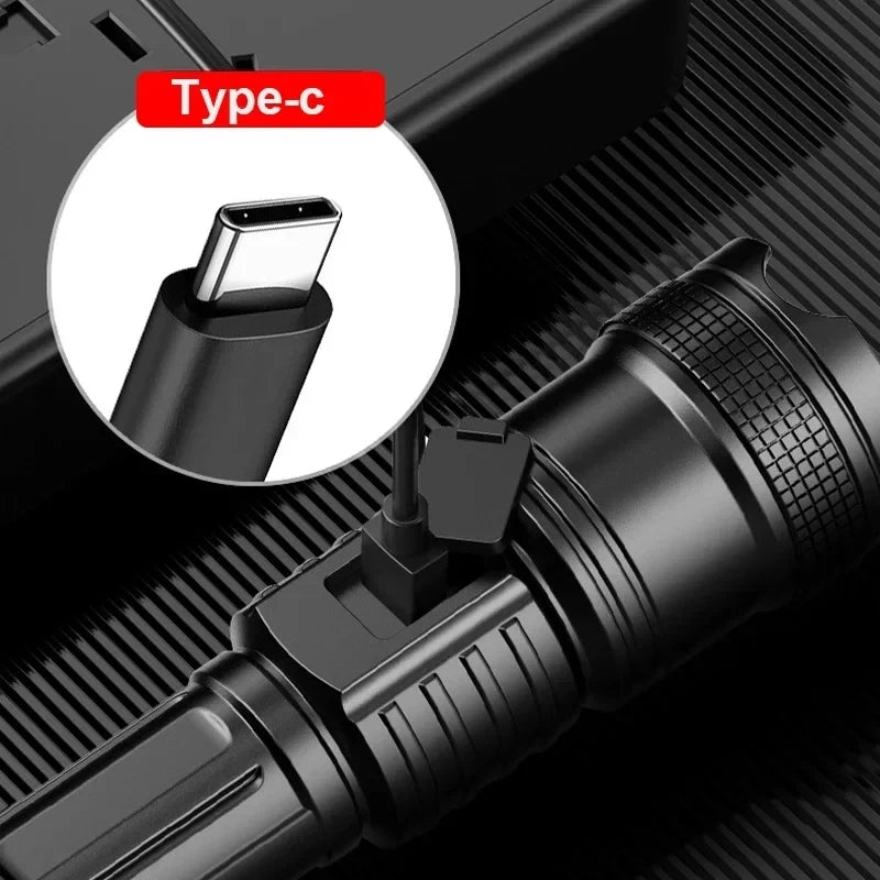 100000LM Super Bright Flashlight