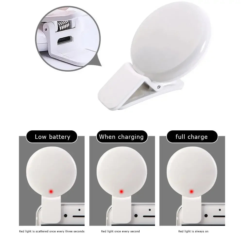 Mobile Phone LED Selfie Ring Light