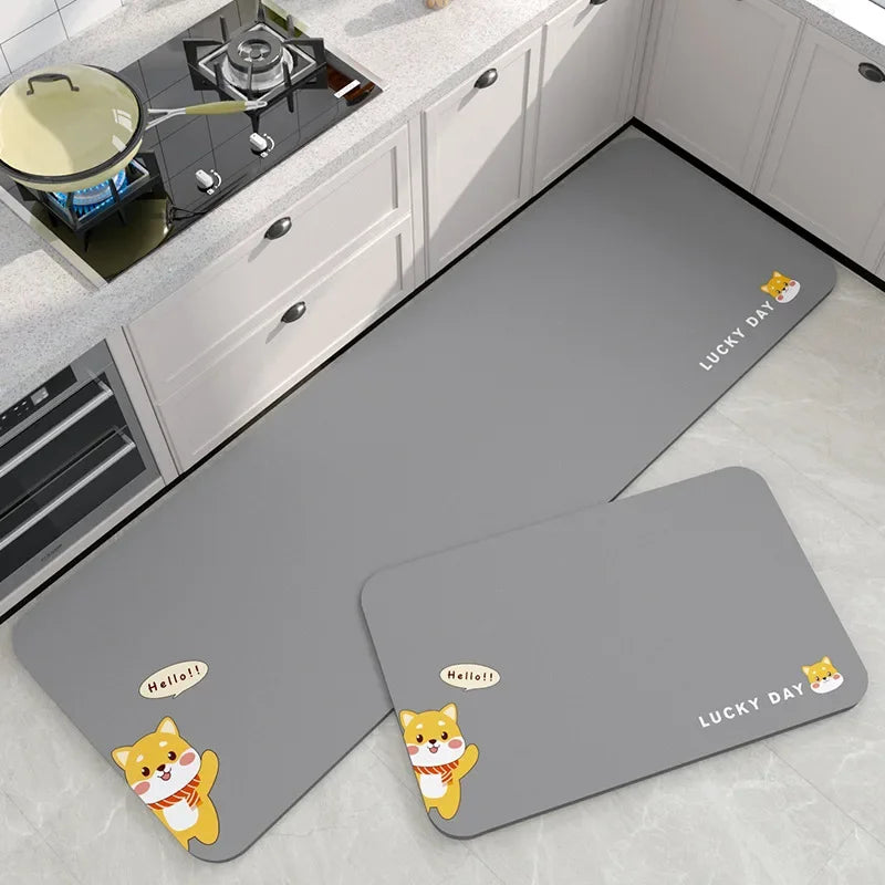 Diatomite Absorbent Floor Mat