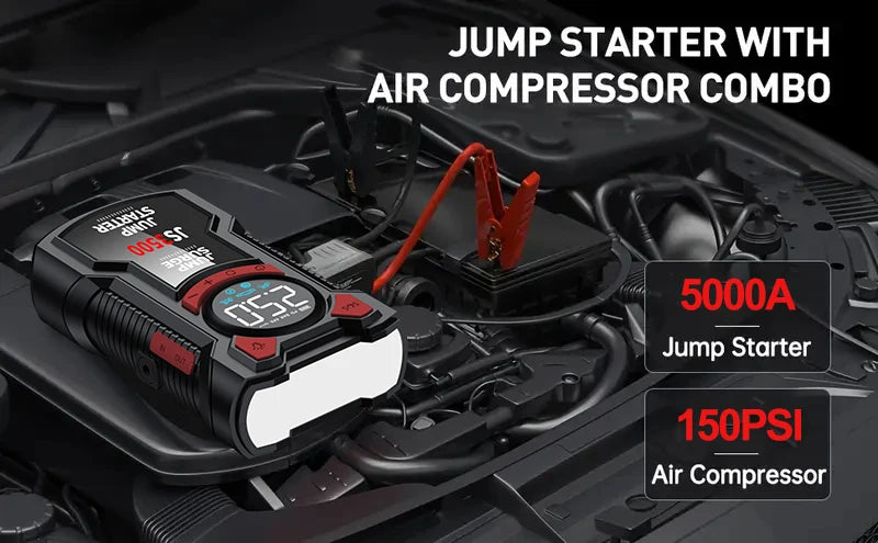 l Air Pump Jump Starter, Digital Tire Inflator