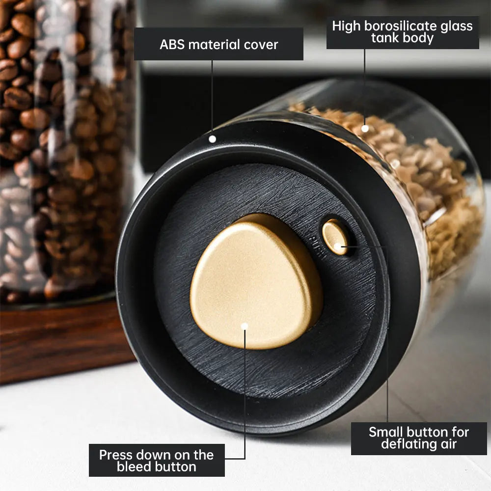 Coffee Beans Air Extraction Containers