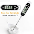 Stainless steel probe digital kitchen thermometer